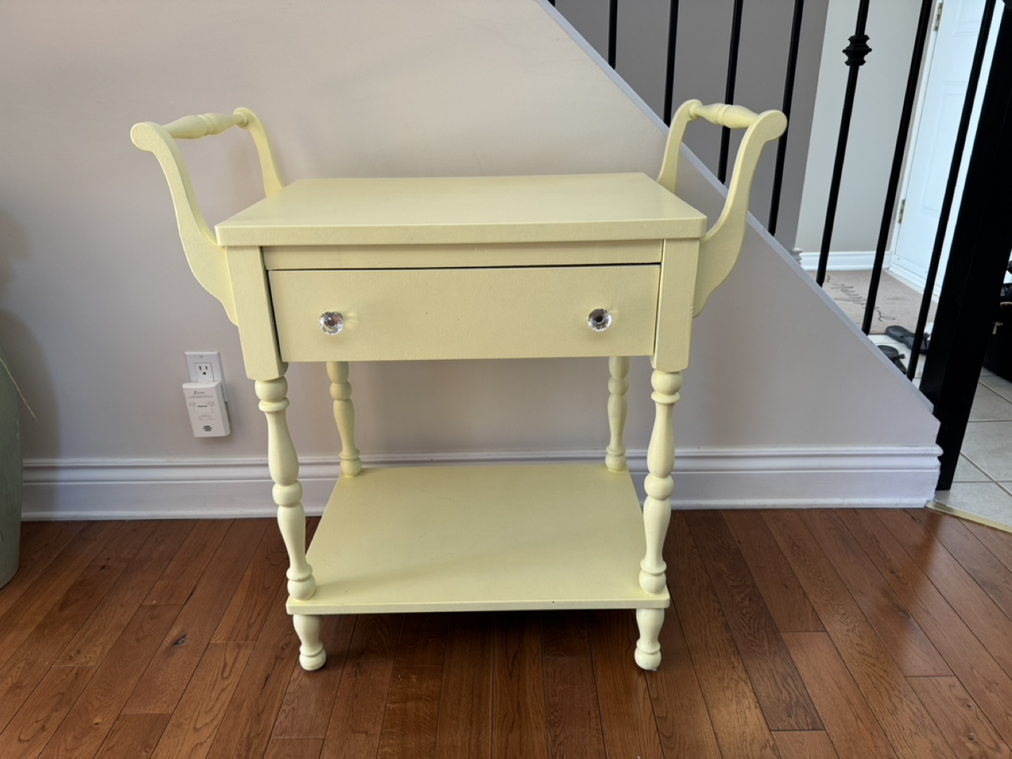 Cute Yellow Serving Cart