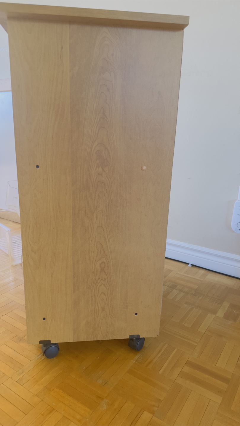 Corner Storage Table with wheels - photo 3