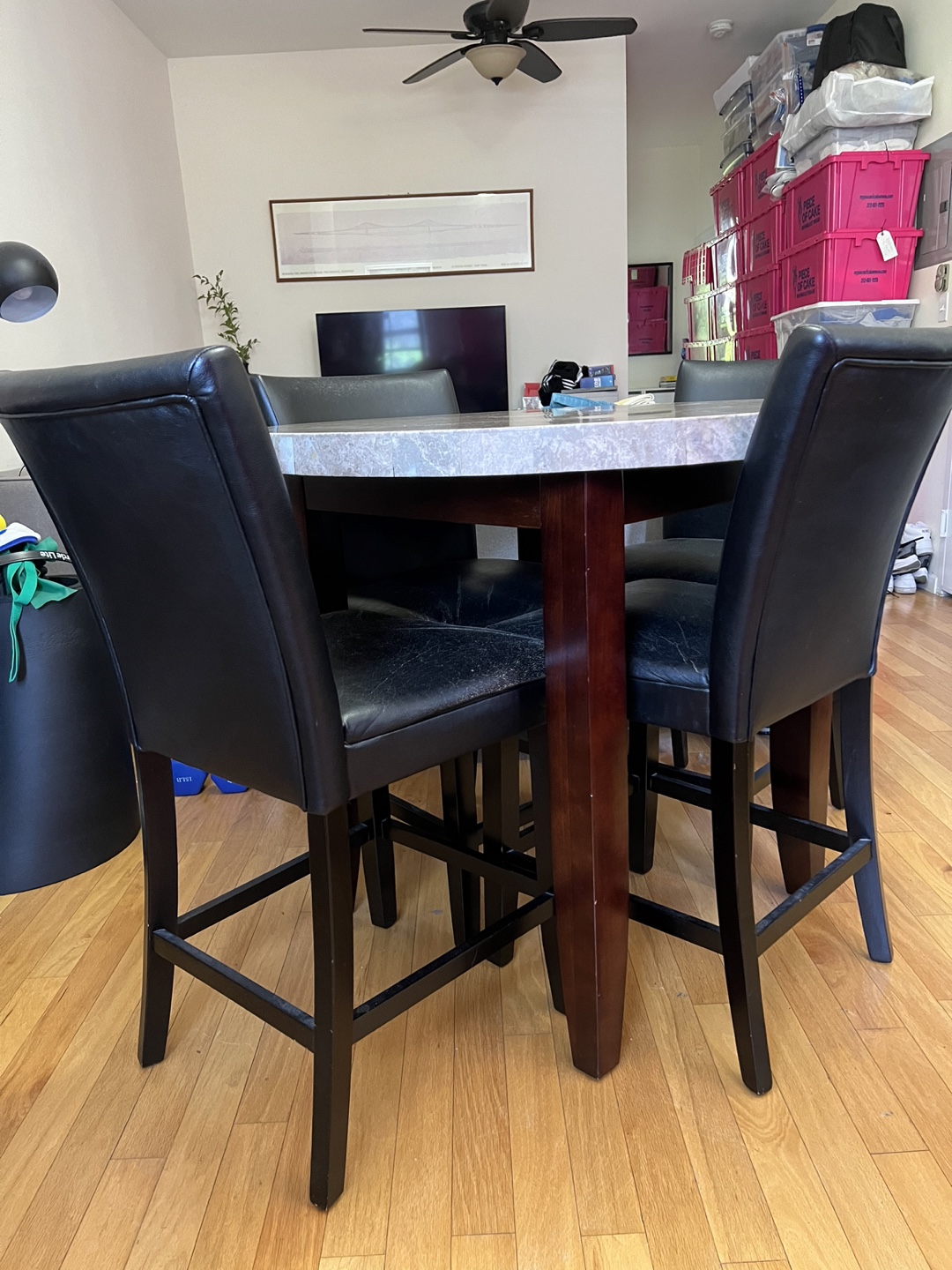 Marble Table with Chairs - photo 3