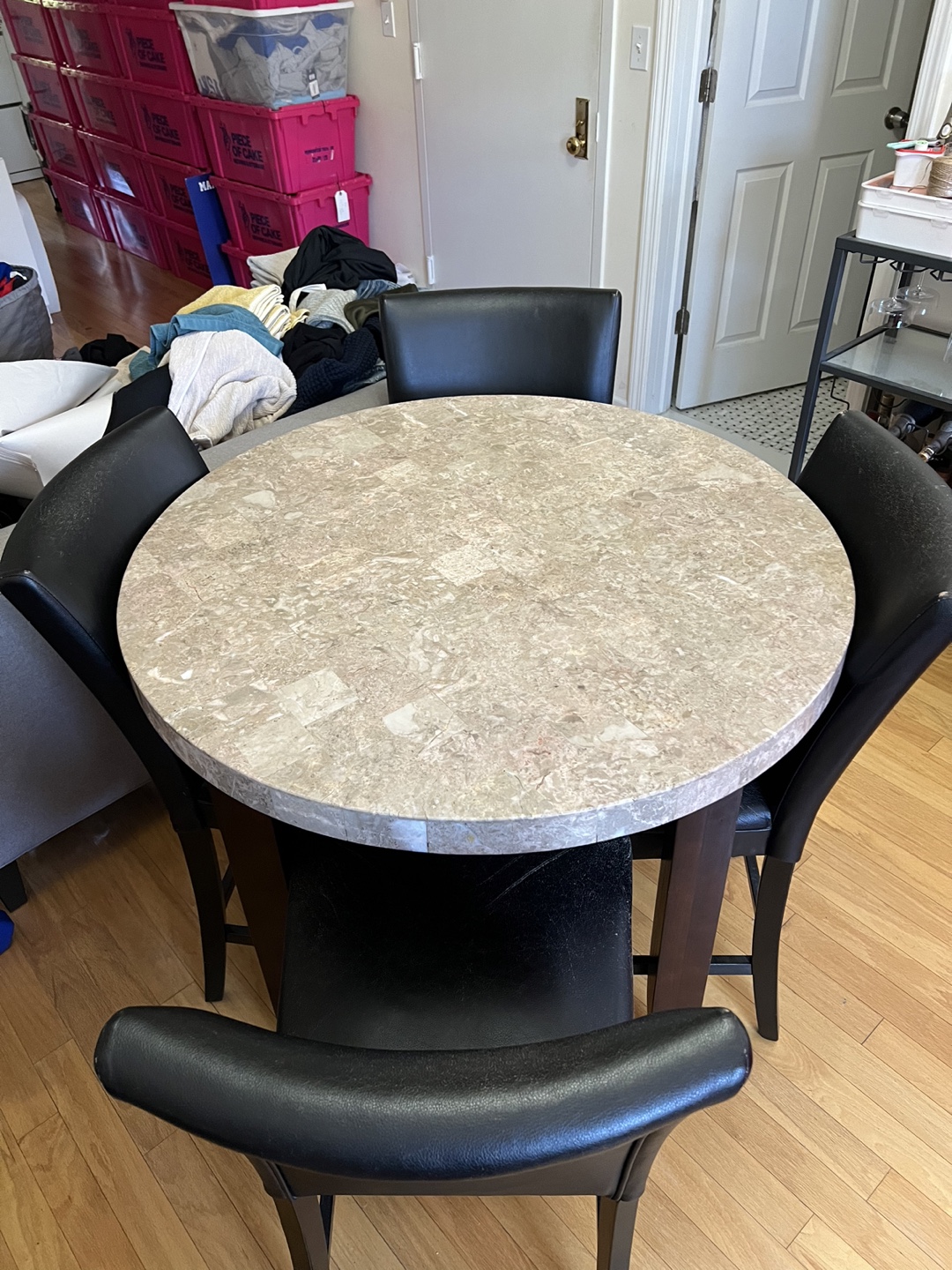 Marble Table with Chairs - photo 2