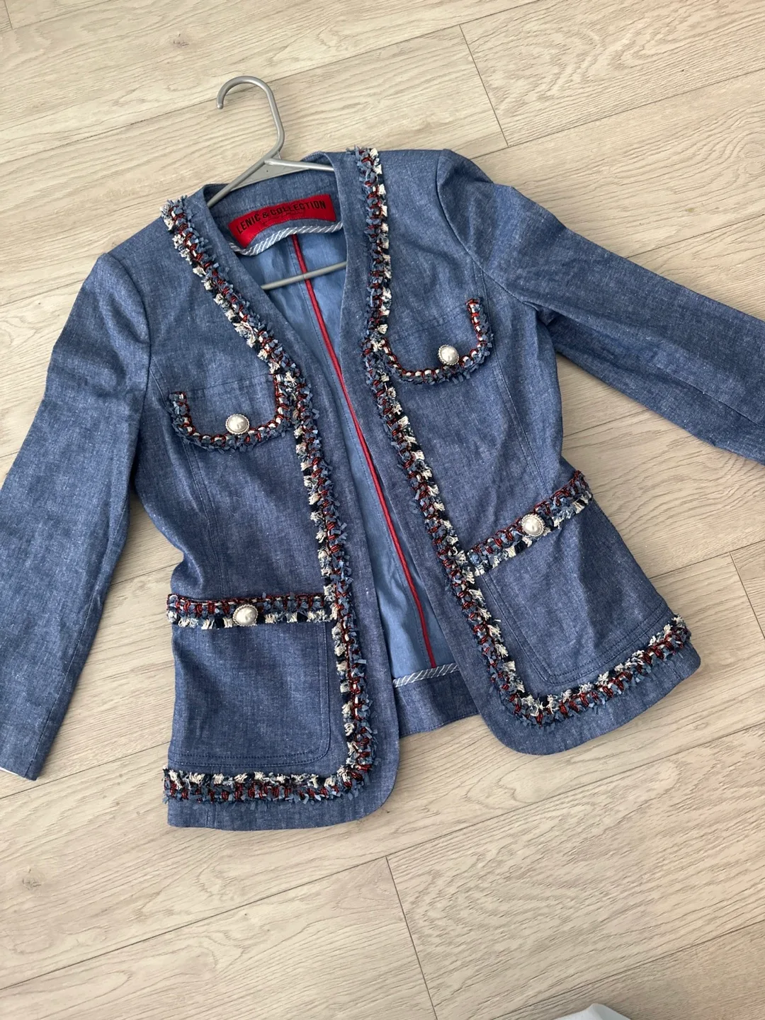 Denim blazer thumbnail