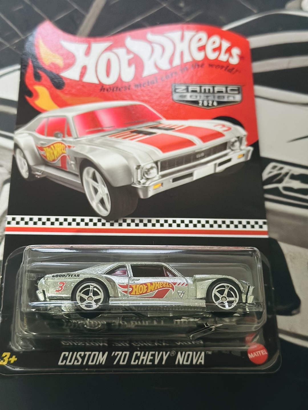 Hot Wheels 2024 Zamac Edition Custom '70 Chevy Nova - photo 2