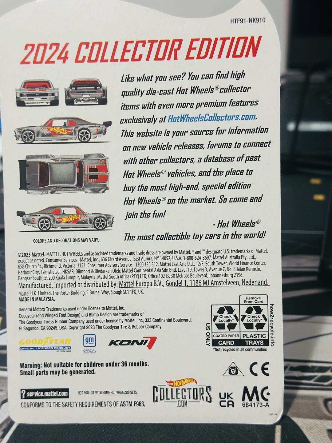 Hot Wheels 2024 Zamac Edition Custom '70 Chevy Nova - photo 3