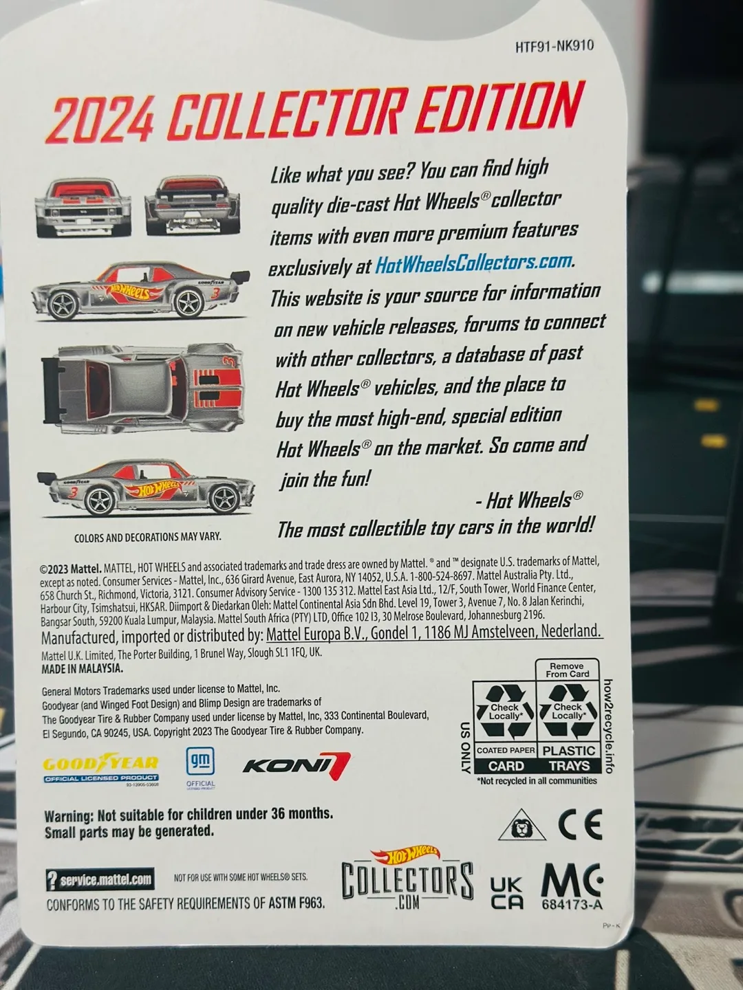 Hot Wheels 2024 Zamac Edition Custom '70 Chevy Nova image indicator(3)