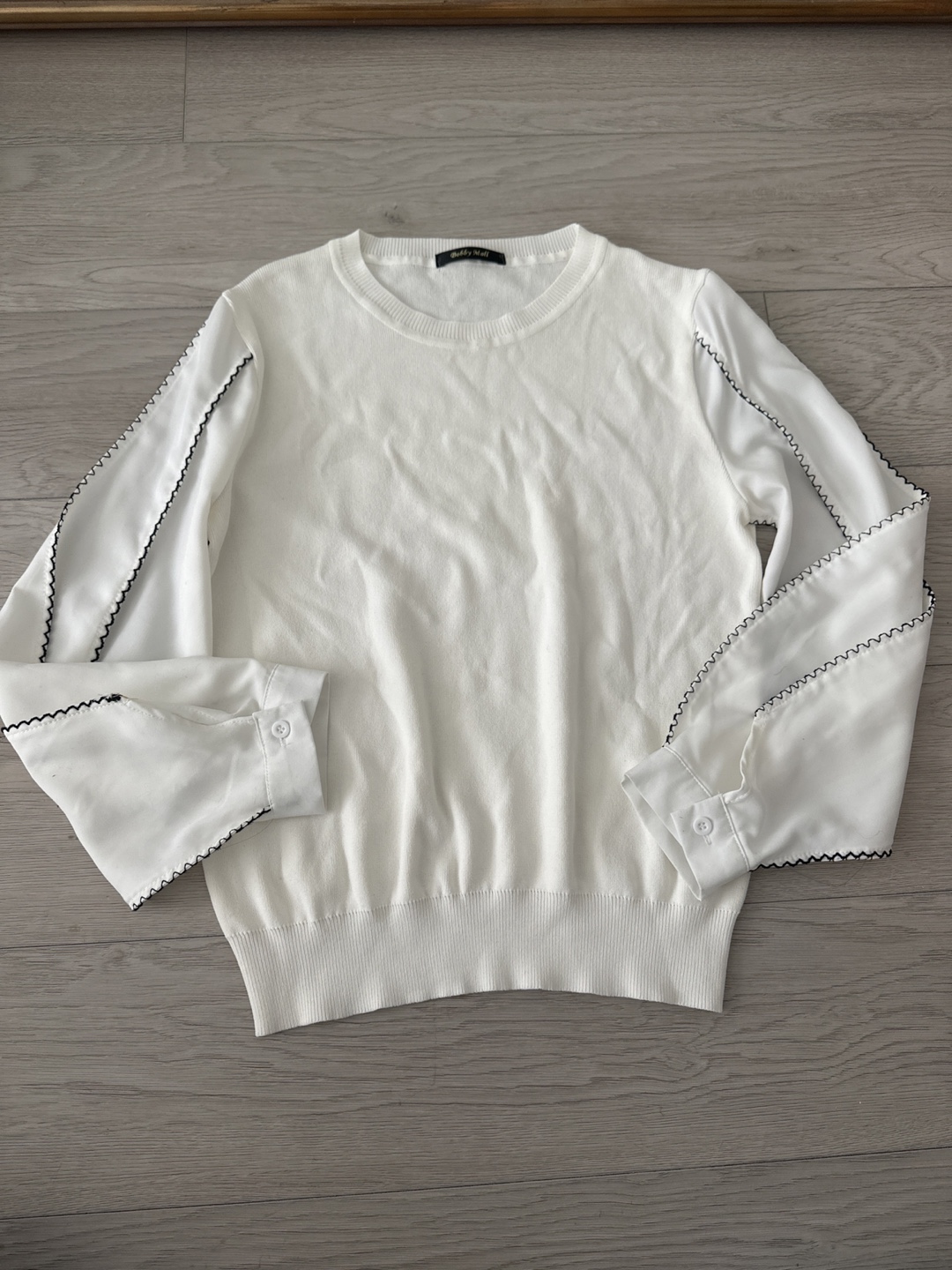 White long sleeve women shirt