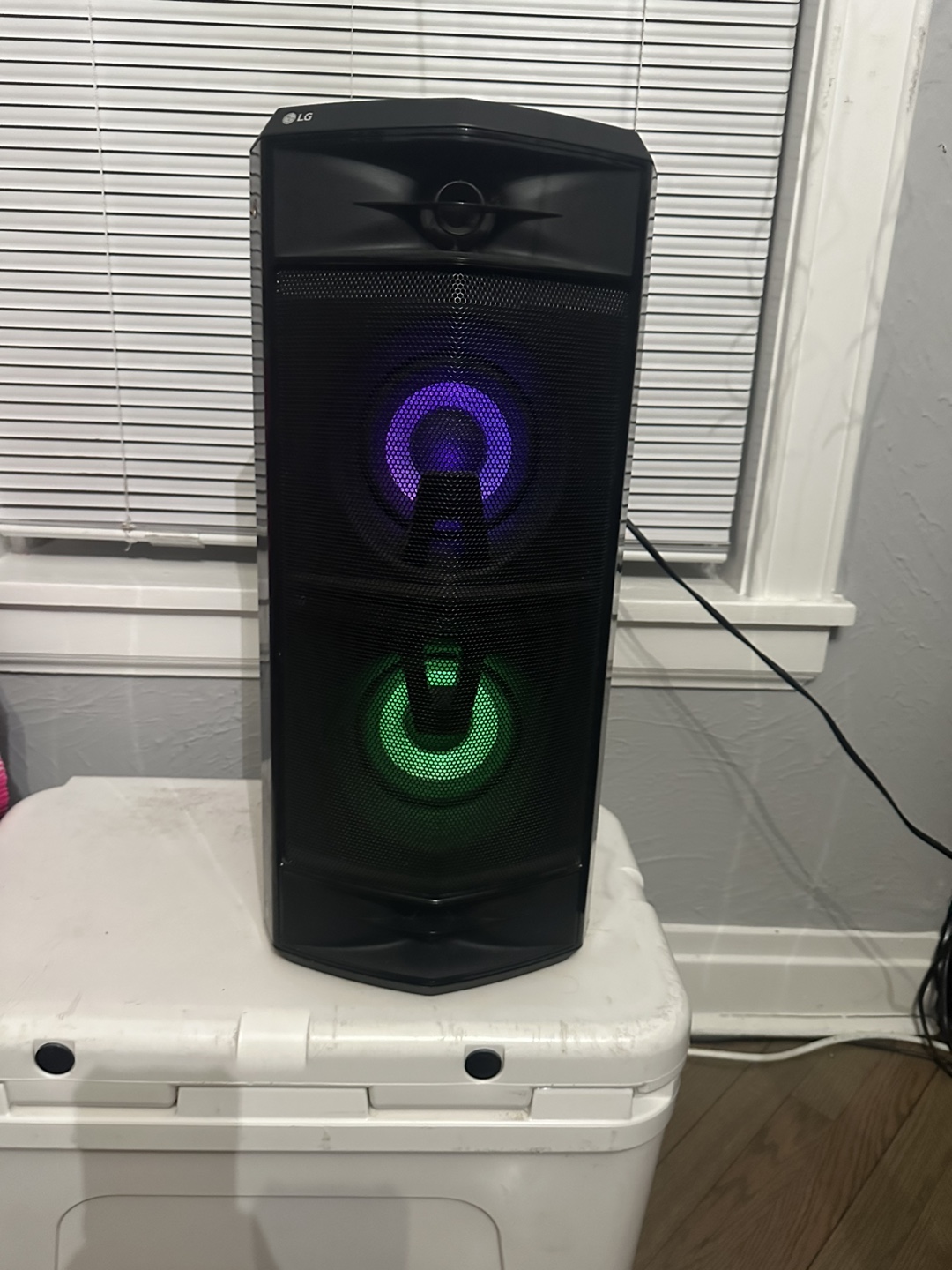 LG Portable Bluetooth Speaker with LED Lights