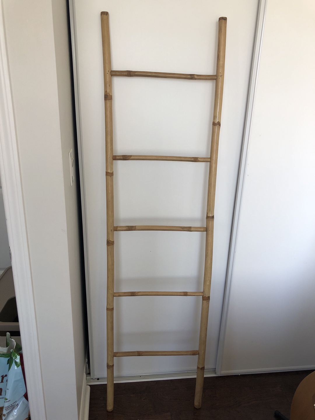 Bamboo Ladder Shelf