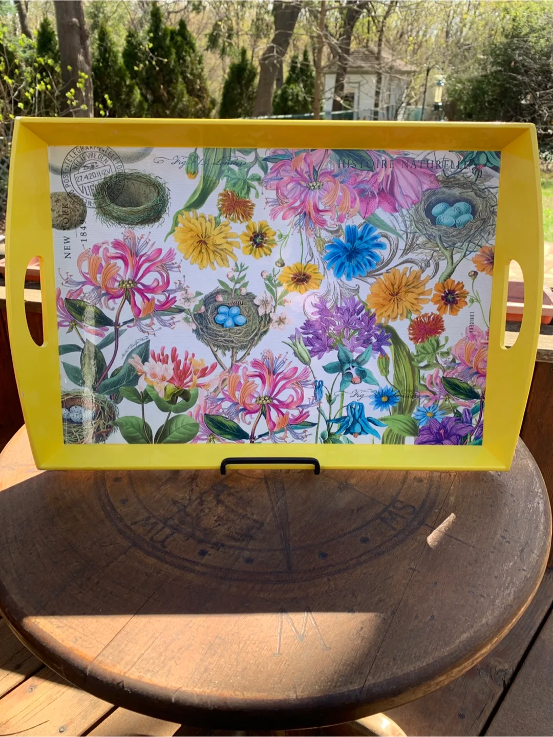 Michel Design Works Serving Tray - Floral Design image indicator(10)