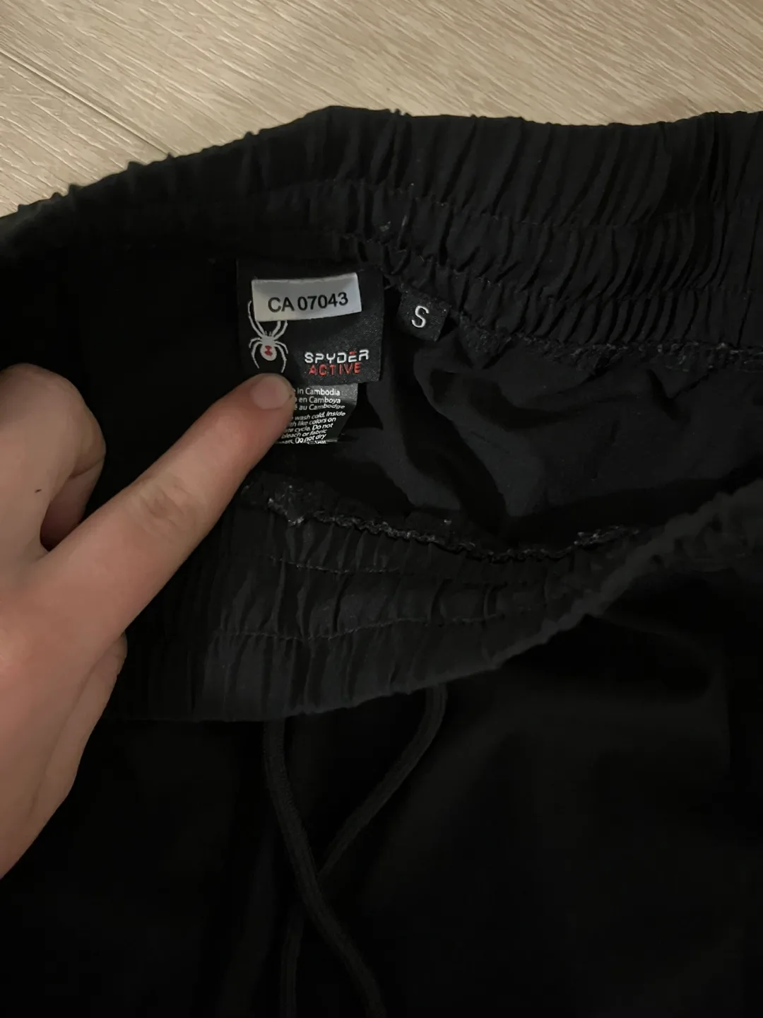 Spyder Active Black Joggers image indicator(2)