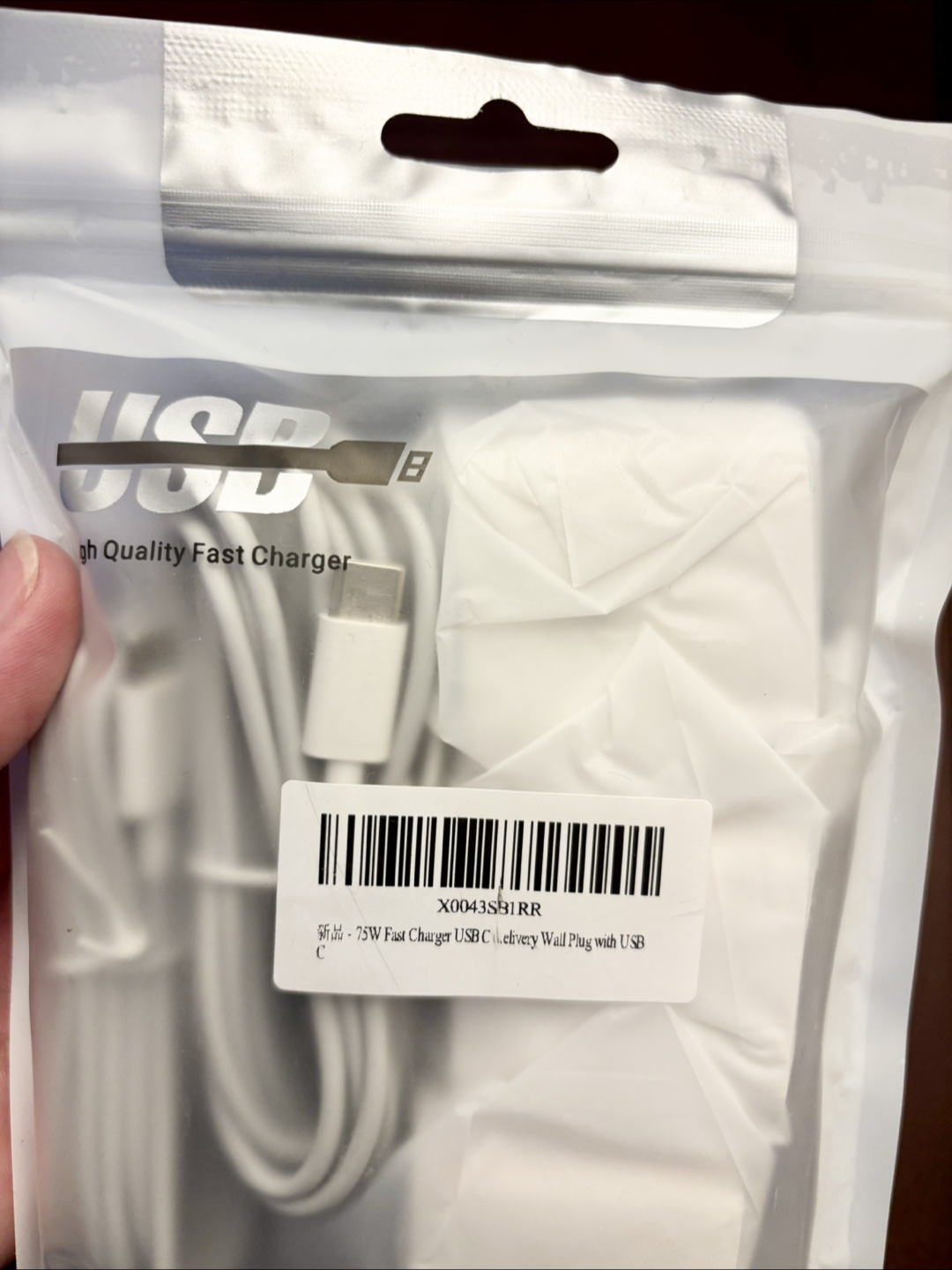 NEW Lightning to USB-C,  3 Chargers + 3 Cords PU Fort Garry - photo 2