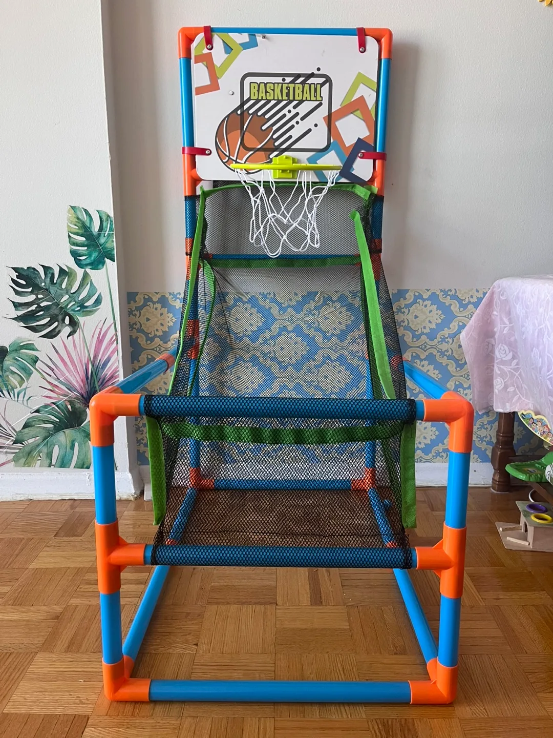Kids' Basketball Arcade Game Toy with ball thumbnail