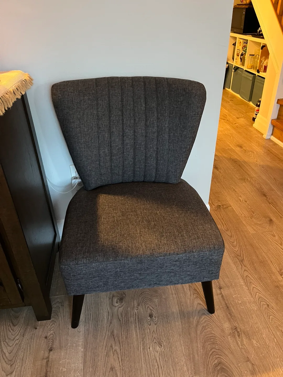 Dark Grey Accent Chair thumbnail