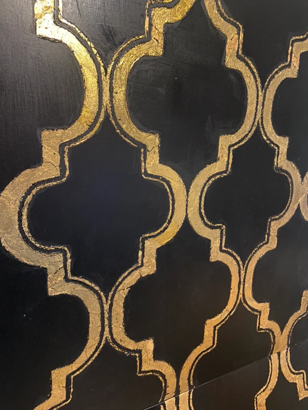 Gold and Black Geometric Wall Art image indicator(5)