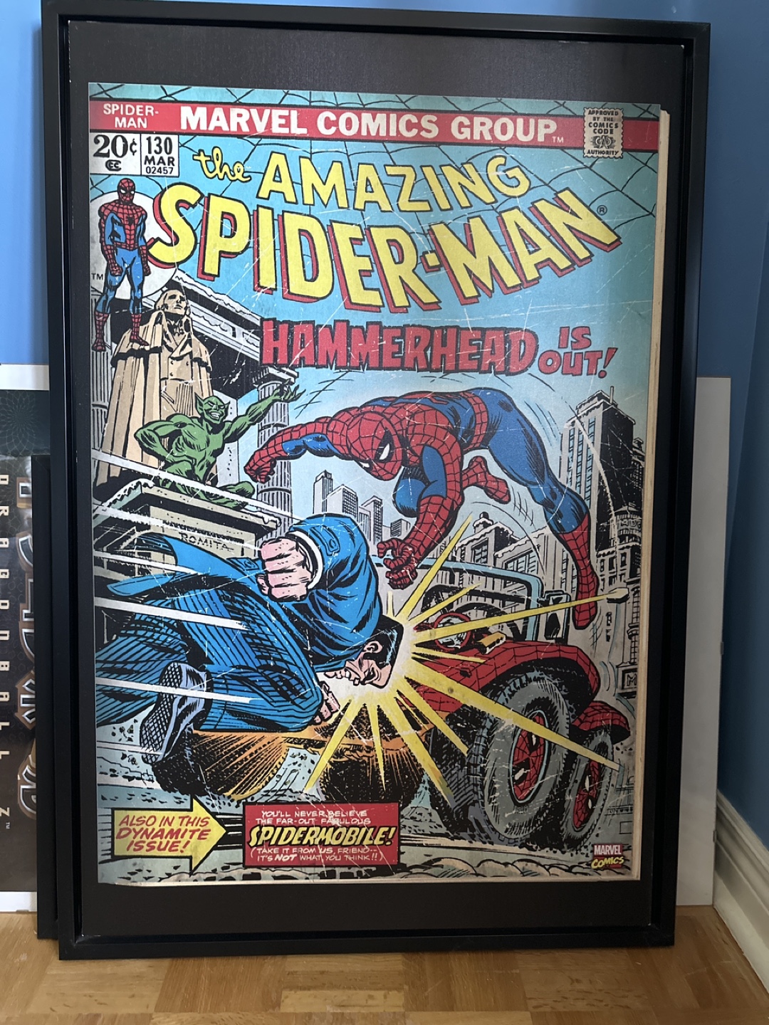 Framed Amazing Spider-Man Comic Book Art Print
