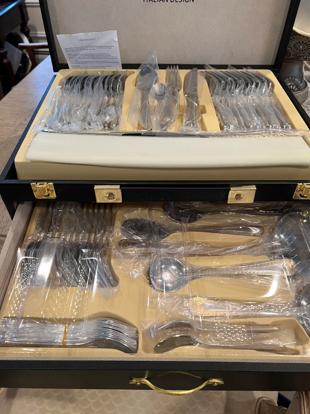 Large Framed Artwork Set: Coastal Scene & The Last Supper image indicator(3)