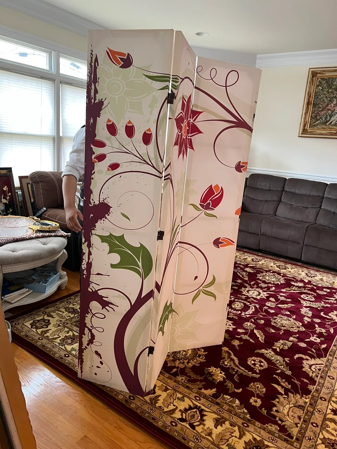 Large Framed Artwork Set: Coastal Scene & The Last Supper image indicator(6)