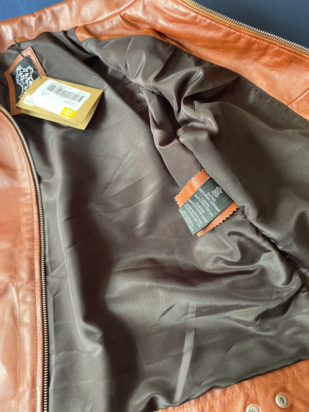 Brown Leather Jacket - Size M image indicator(5)