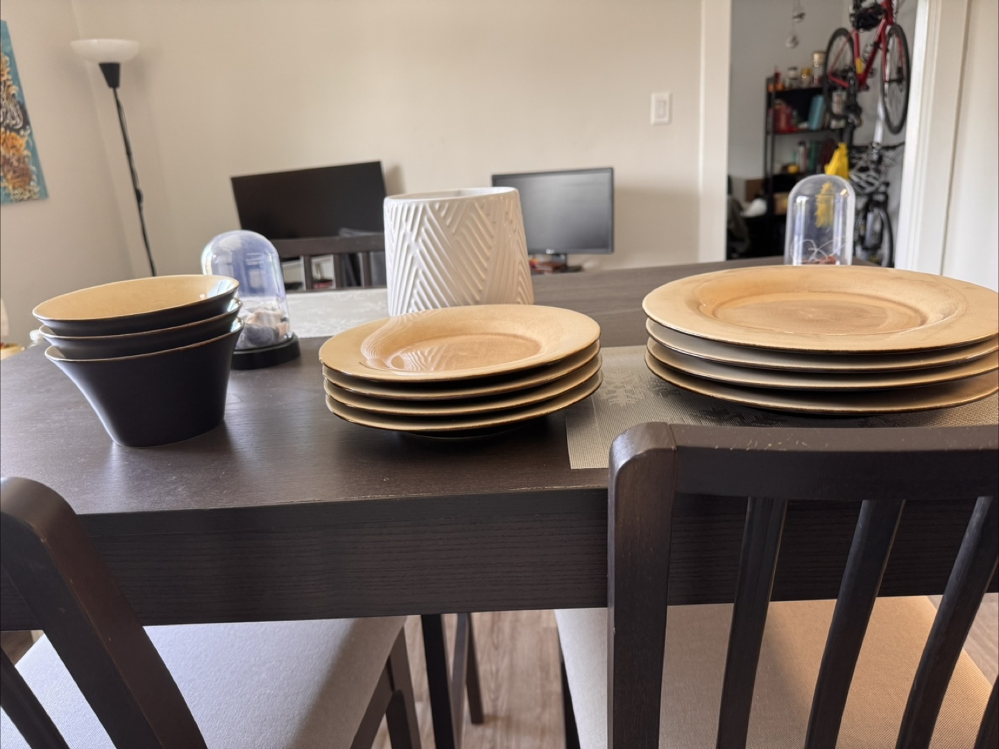 Modern stoneware dinnerware set - photo 3