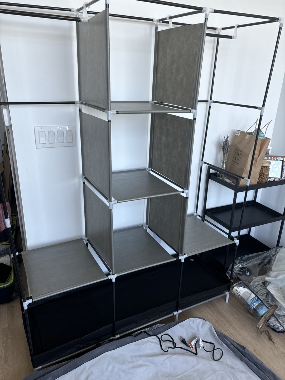 Portable Fabric Wardrobe Closet Organiser - photo 2