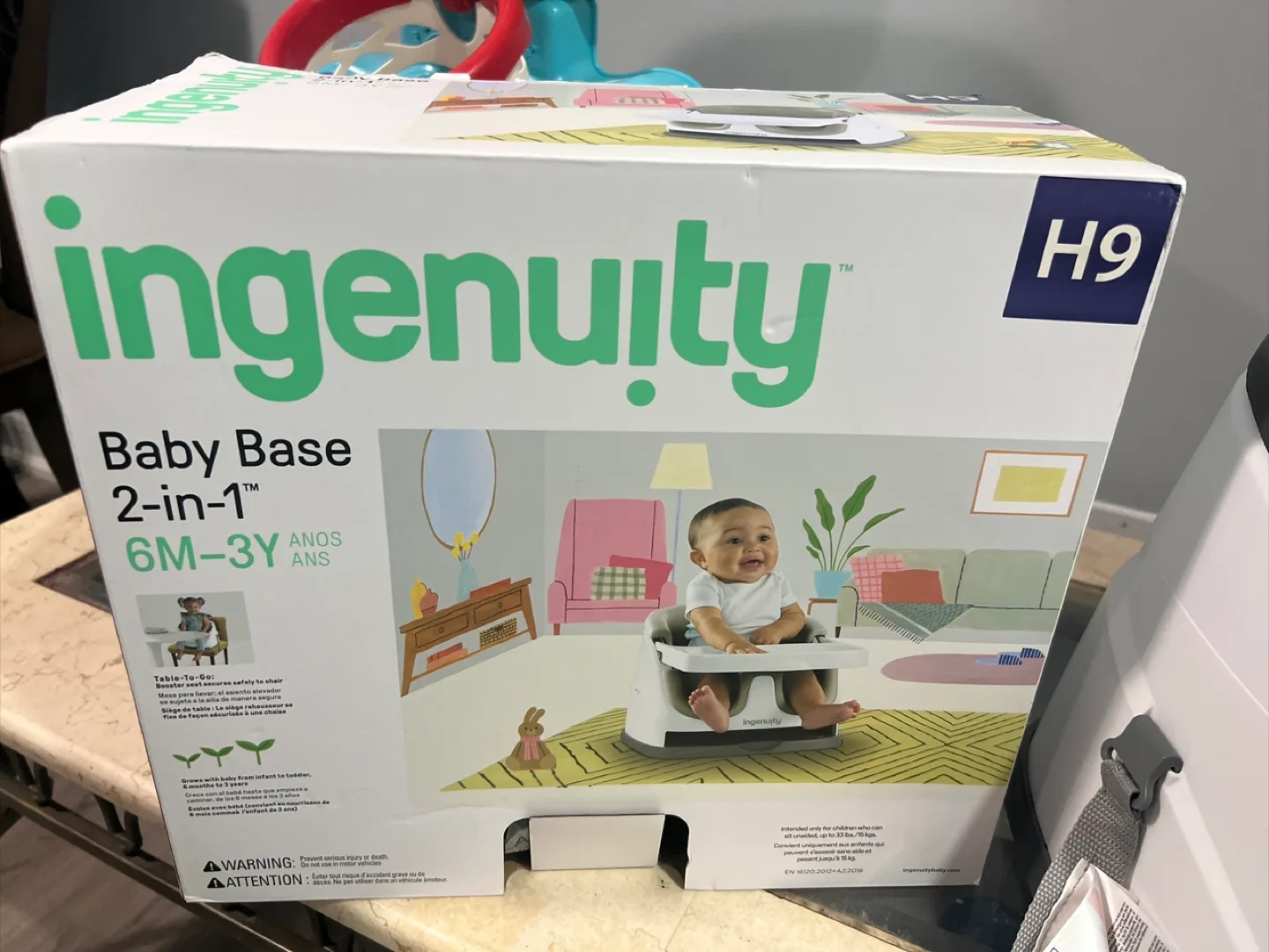 Ingenuity Baby Base 2-in-1 Booster Seat image indicator(2)