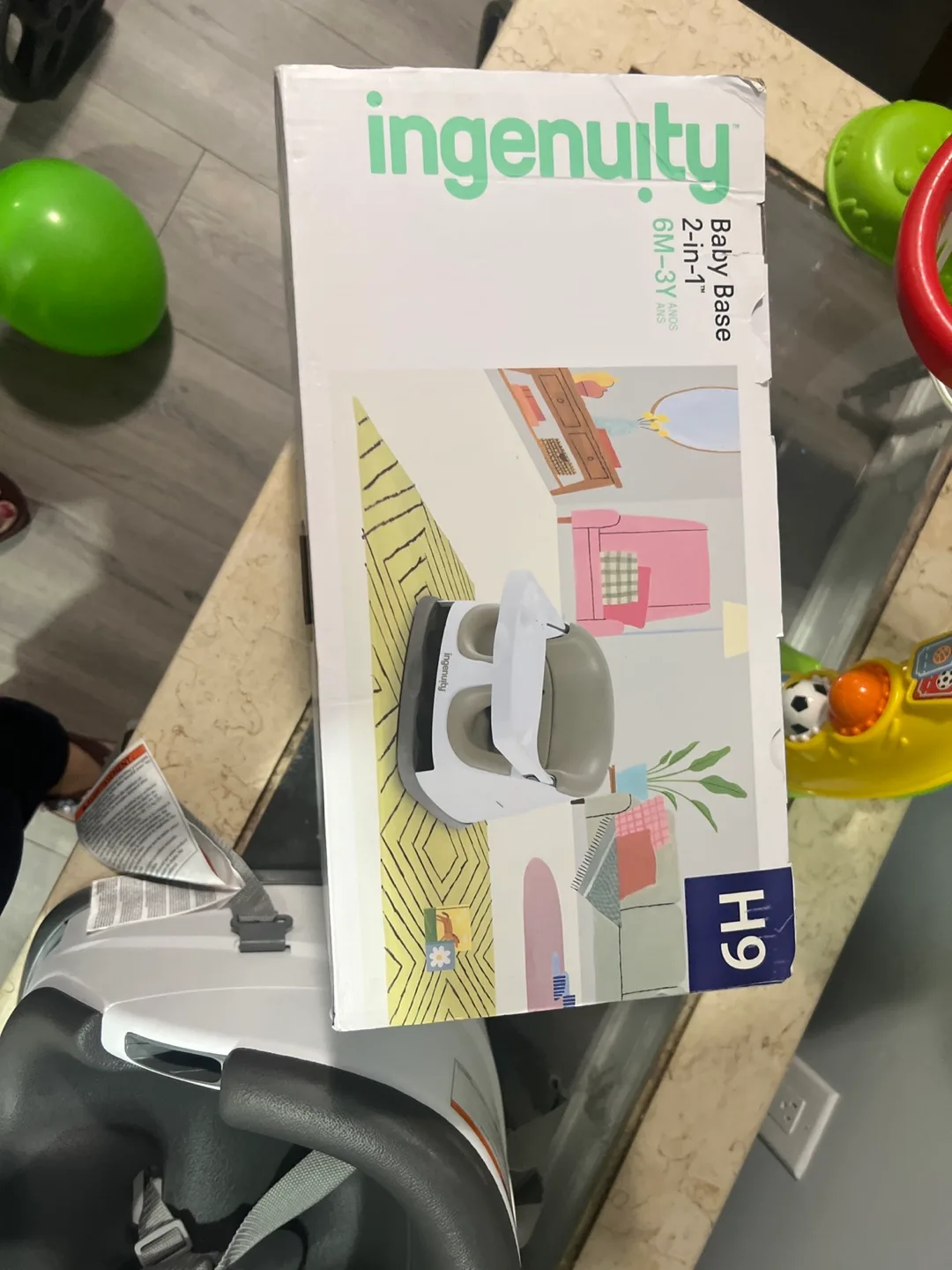 Ingenuity Baby Base 2-in-1 Booster Seat image indicator(3)