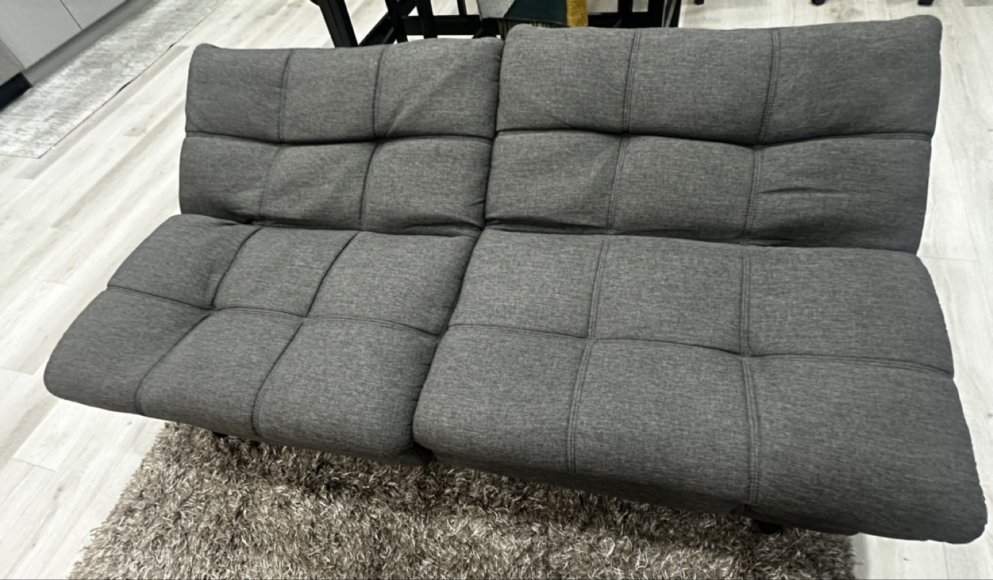 Grey Futon Sofa Bed - photo 4