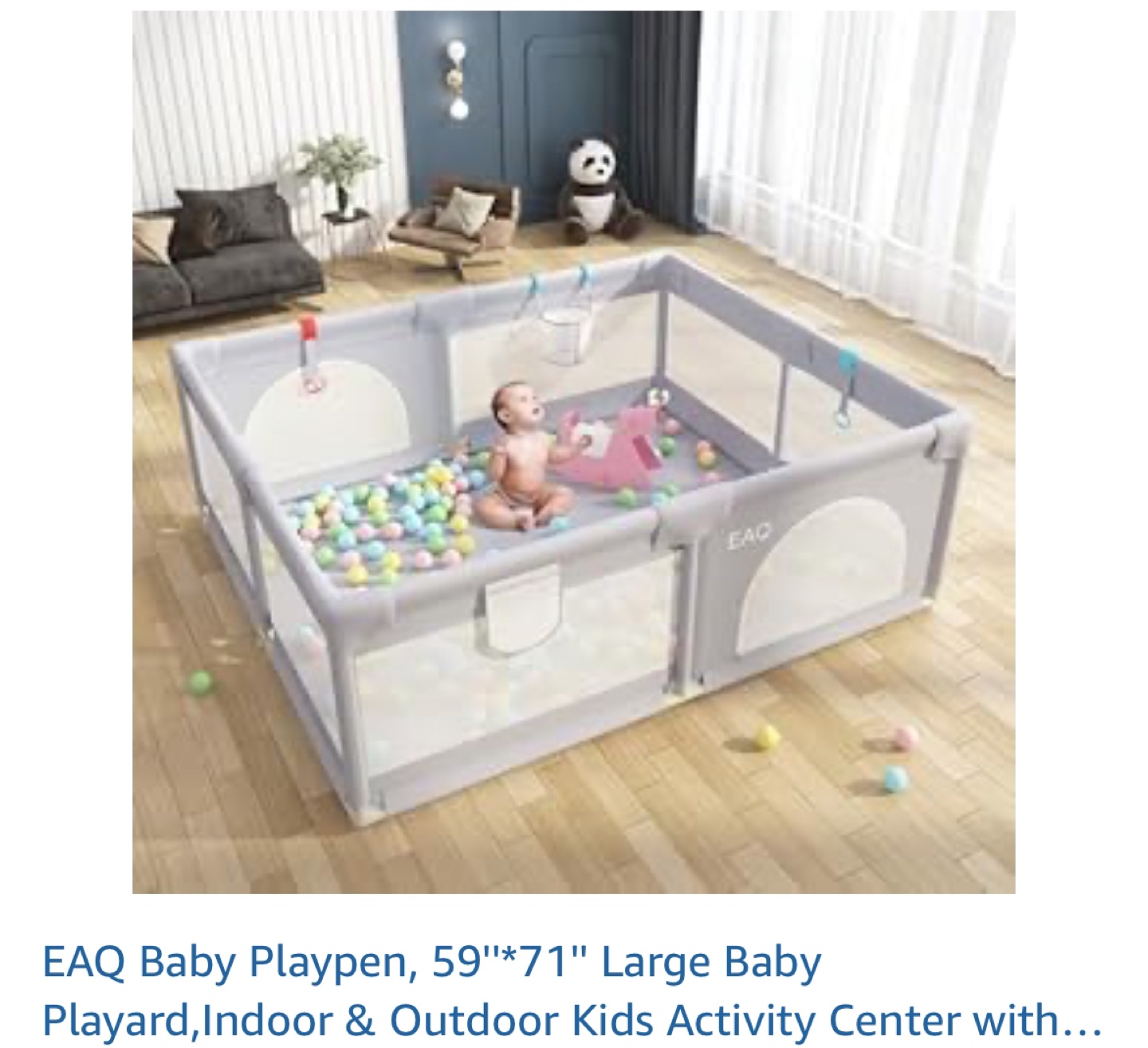 BNIB Baby Playpen - Large Indoor/Outdoor Playard