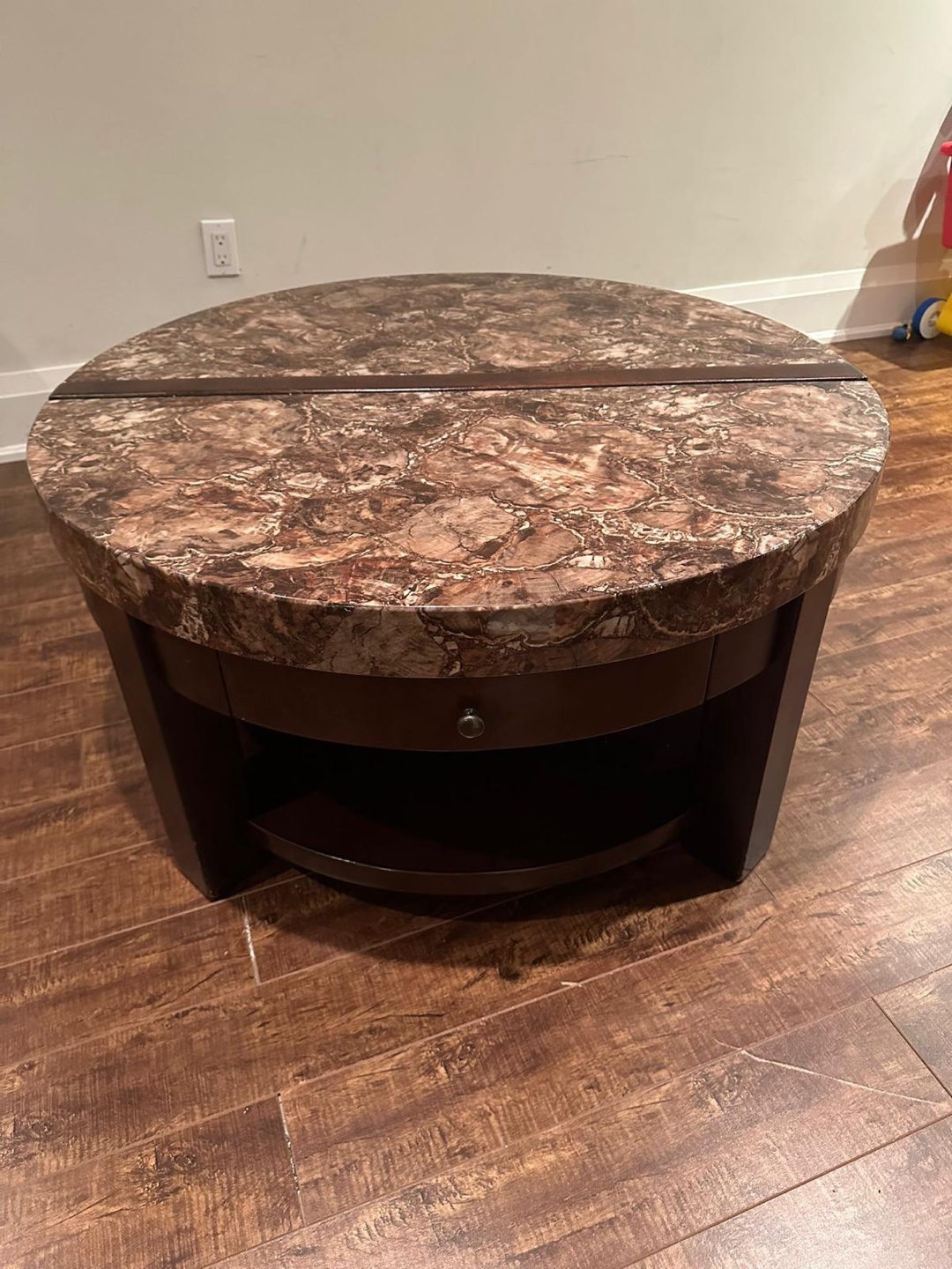 Lift-Top Coffee Table with Storage and 1 end table - photo 4