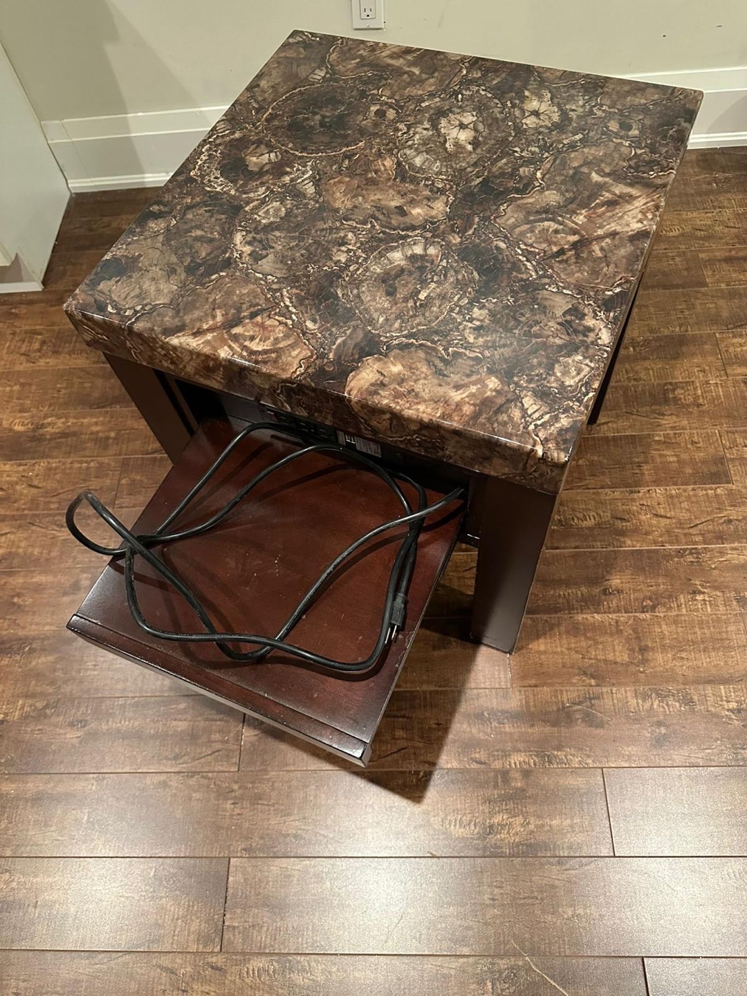 Lift-Top Coffee Table with Storage and 1 end table - photo 2
