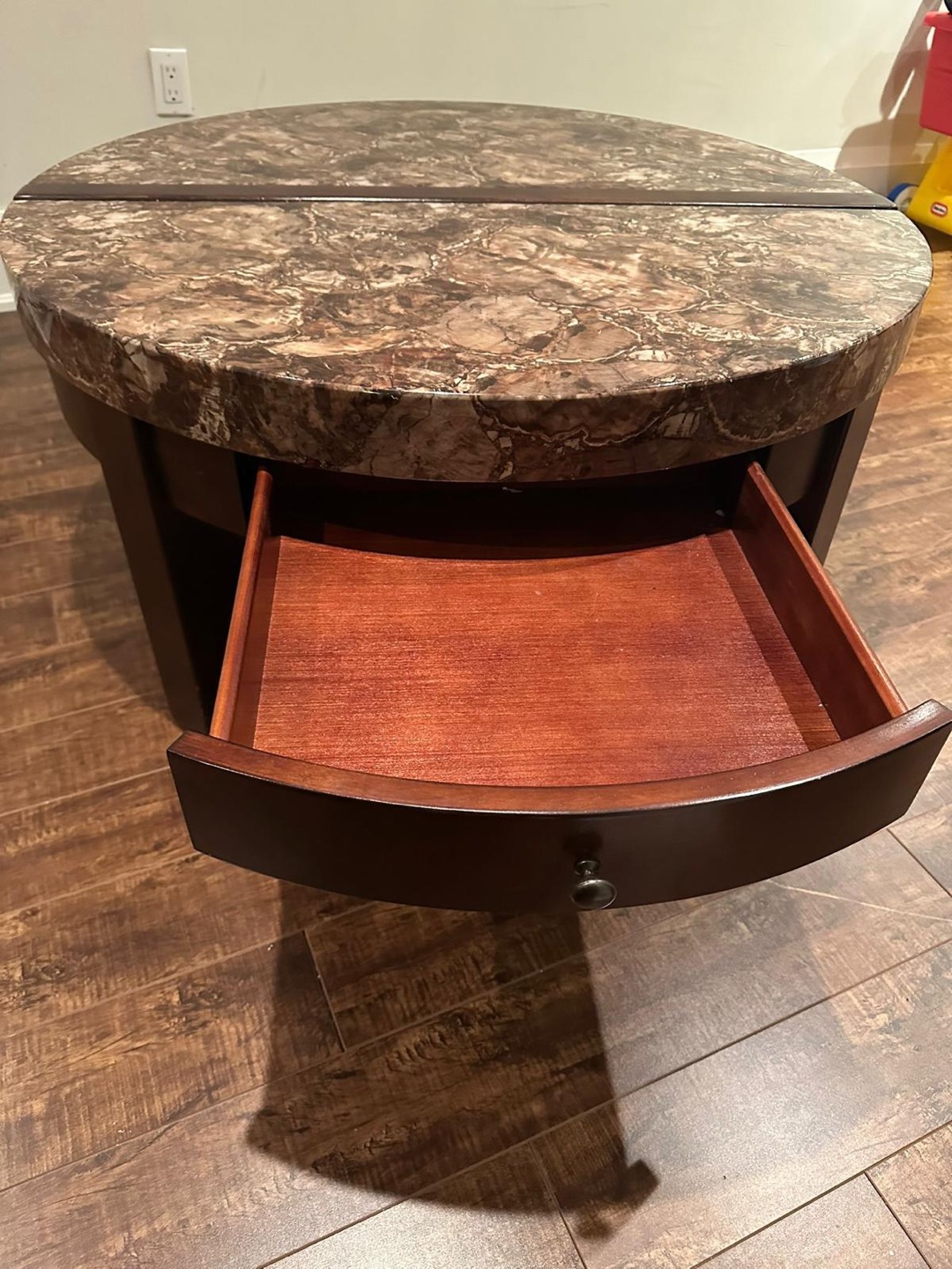 Lift-Top Coffee Table with Storage and 1 end table - photo 3