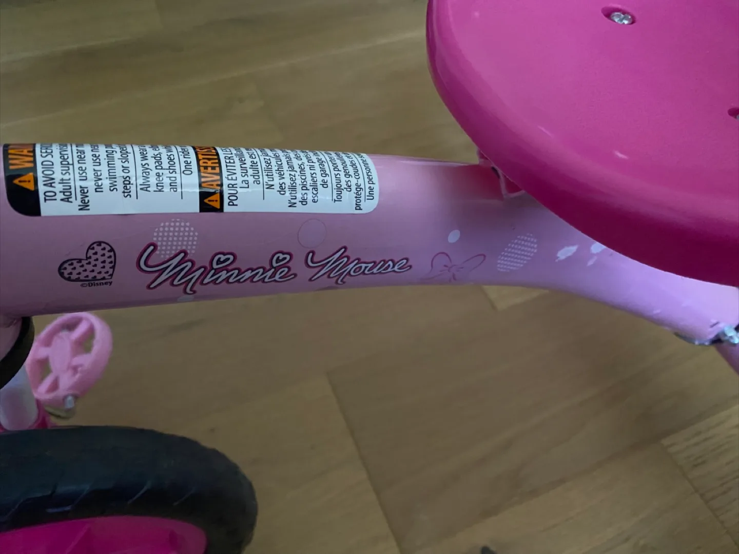 Pink Minnie Mouse Tricycle💚 image indicator(8)