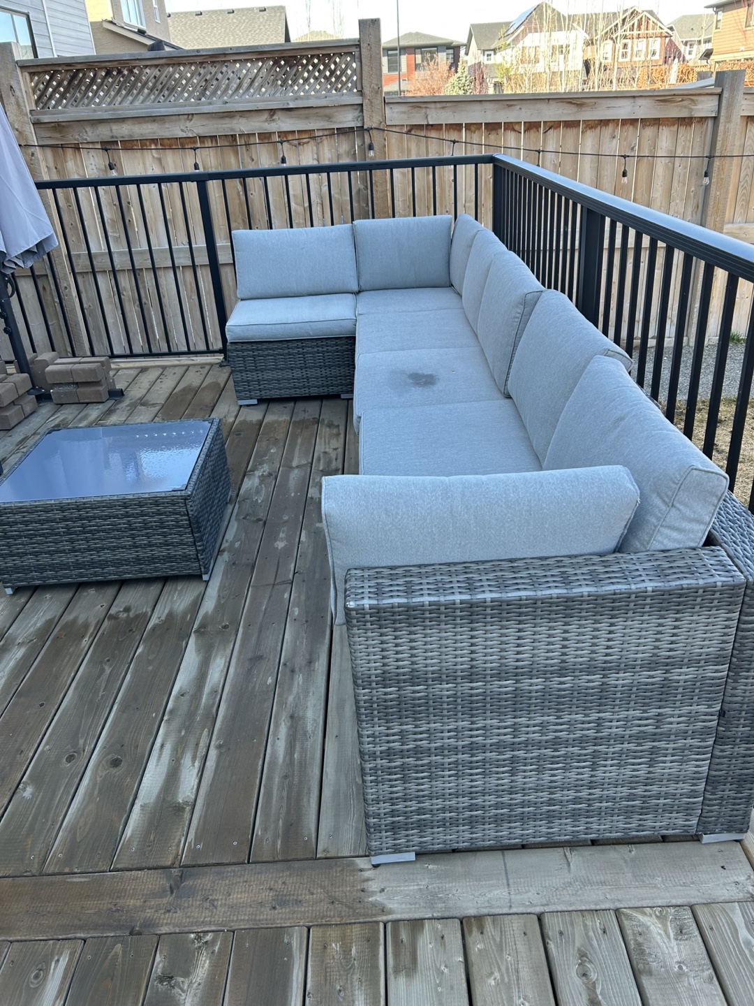 Wayfair - Azlyn Seating Group with Cushions 7 pieces - photo 5