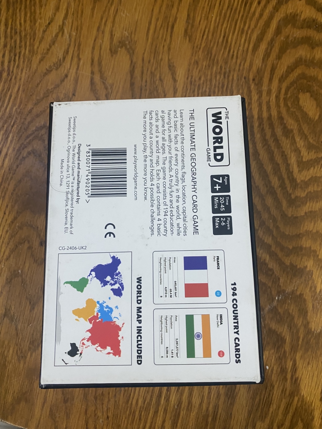 The World Game - Ultimate Geography Card Game - photo 3