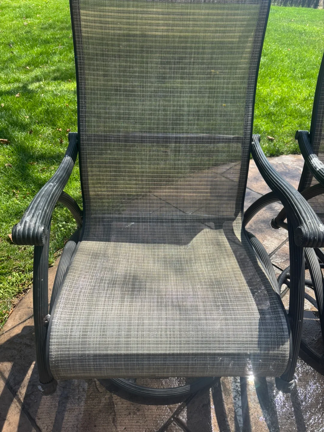 4 Rocker, 360° Swivel Outdoor Sling Chair image indicator(2)