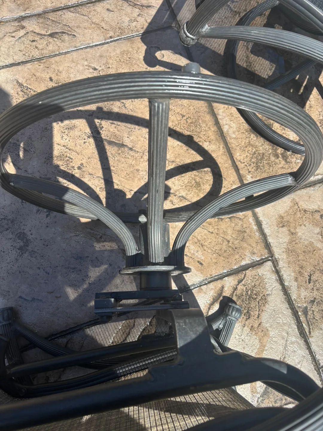 4 Rocker, 360° Swivel Outdoor Sling Chair image indicator(6)