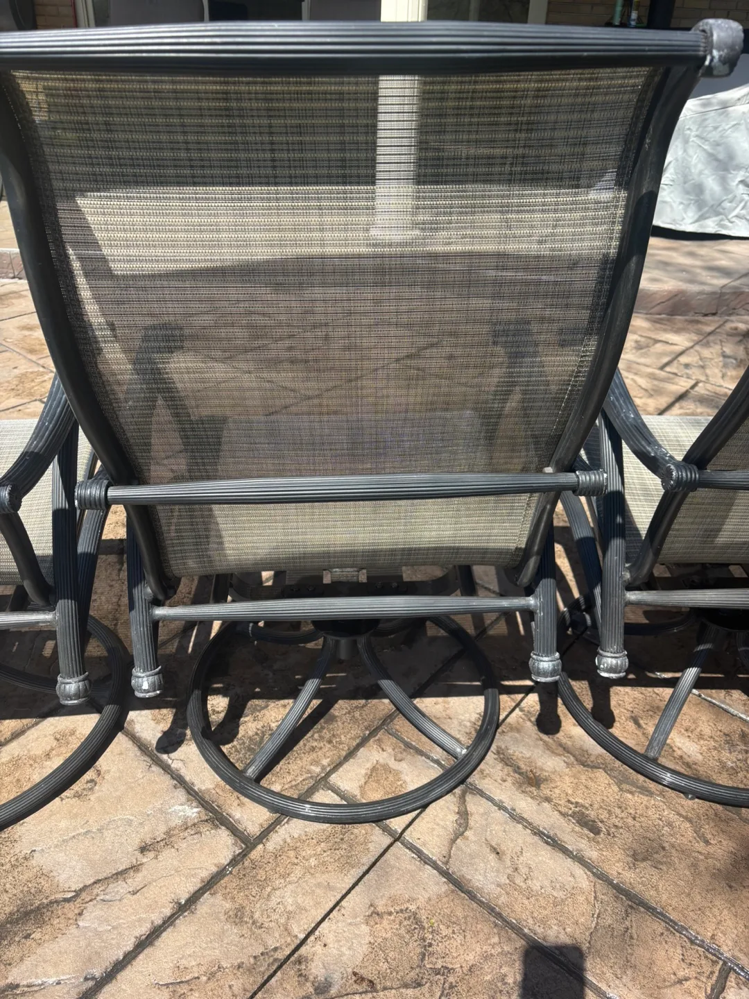 4 Rocker, 360° Swivel Outdoor Sling Chair image indicator(8)