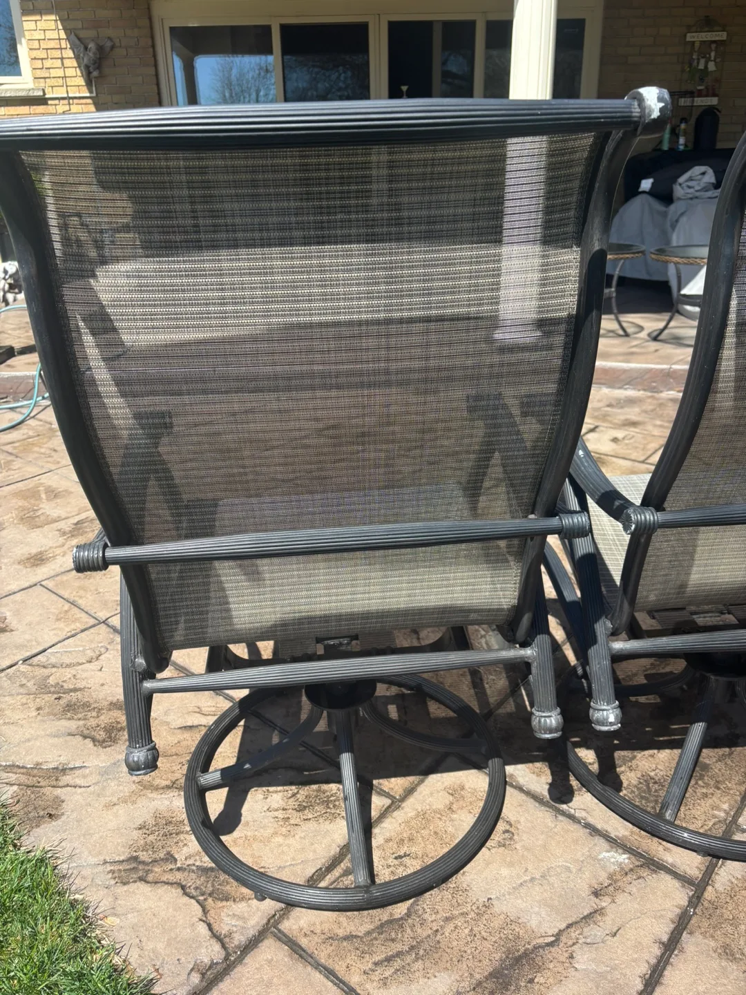 4 Rocker, 360° Swivel Outdoor Sling Chair image indicator(7)