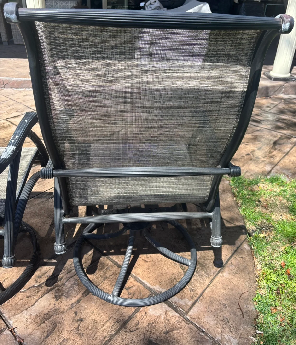 4 Rocker, 360° Swivel Outdoor Sling Chair image indicator(10)