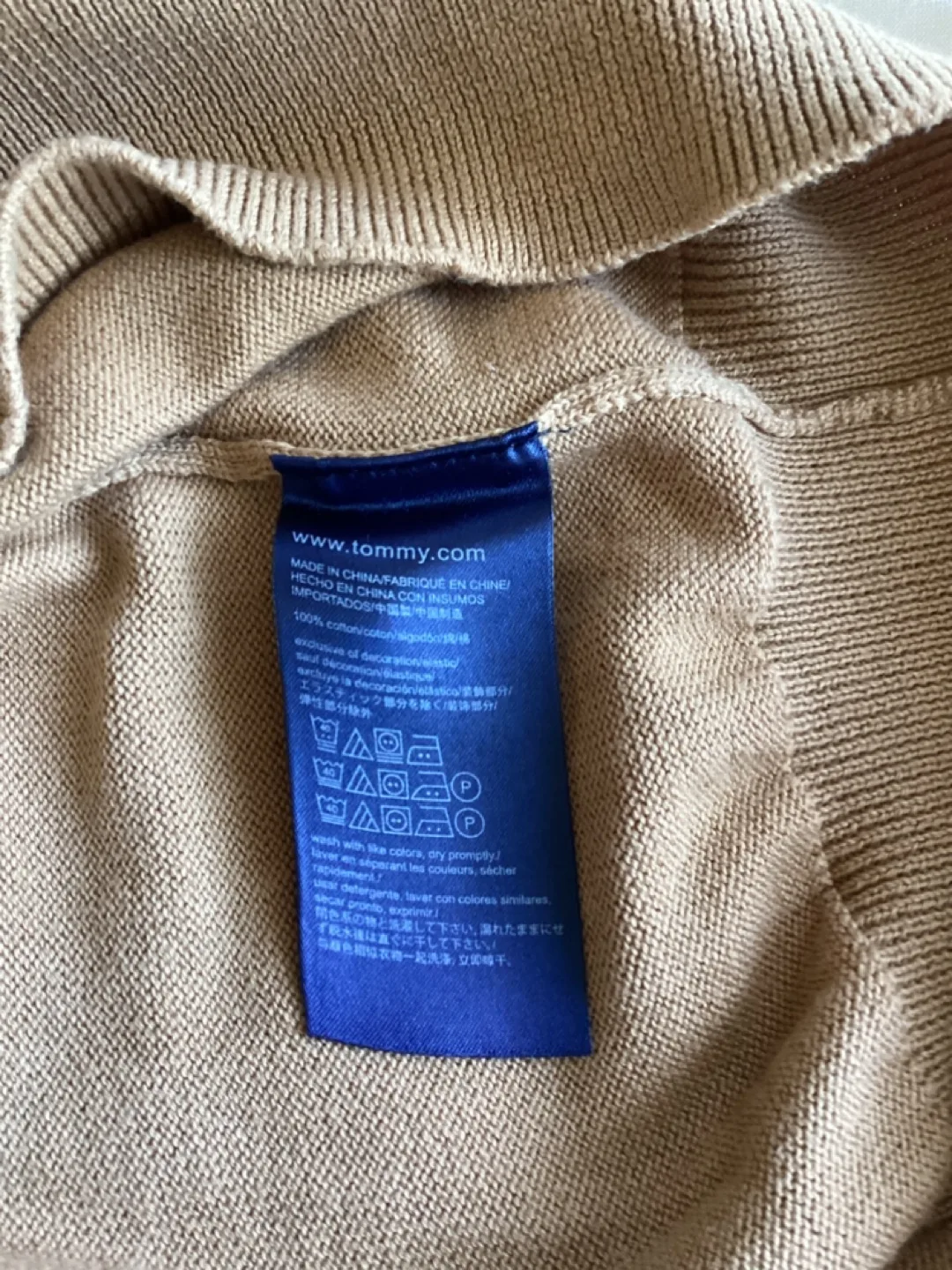 MENS TOMMY HILFIGER V-NECK SWEATER image indicator(4)