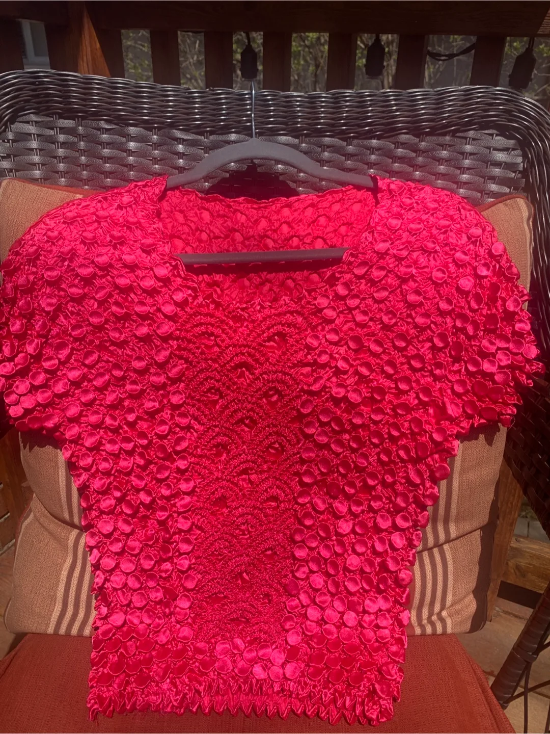 Vintage Pink Bubble/Popcorn Top image indicator(5)