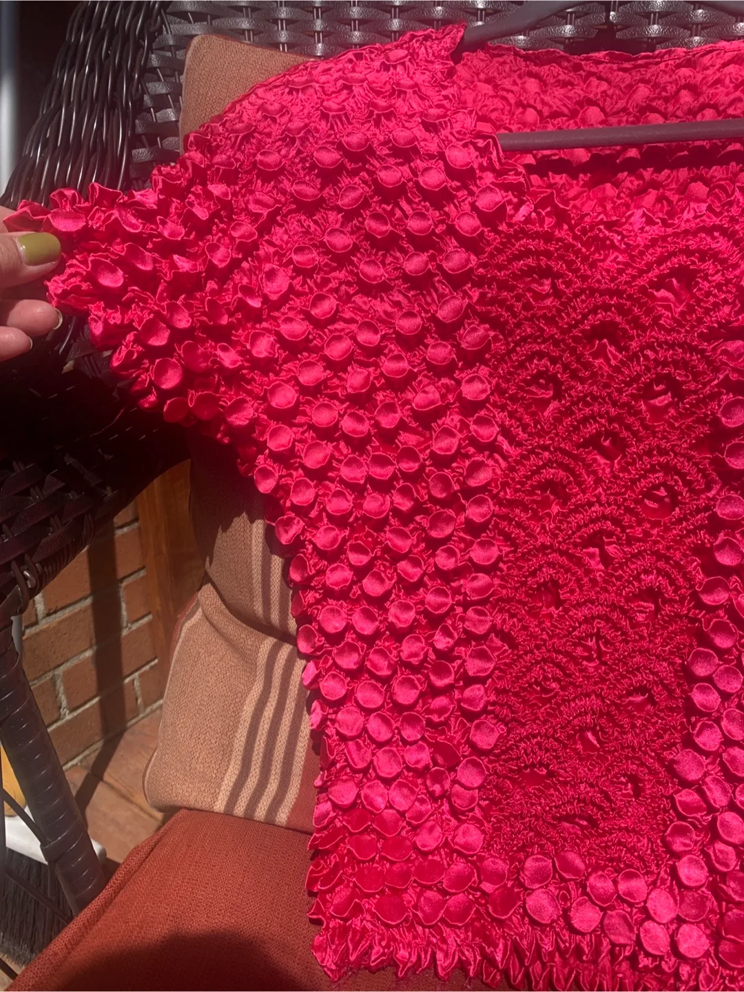 Vintage Pink Bubble/Popcorn Top image indicator(7)