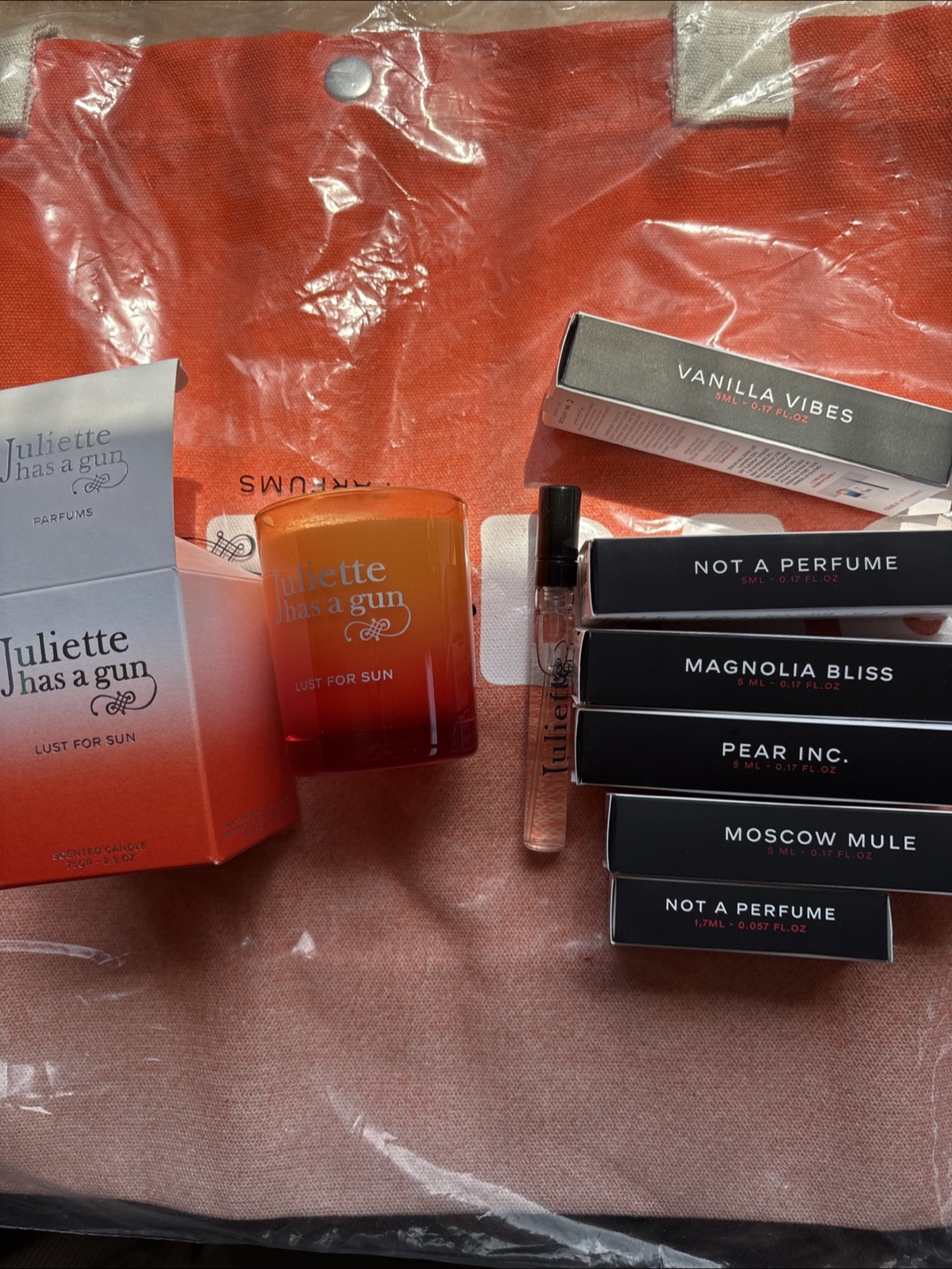 Juliette Has A Gun Perfume Set, Candle & Tote Bag