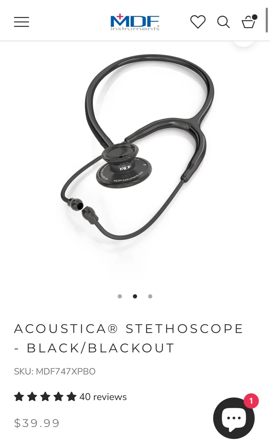 MDF Instruments Acoustica Stethoscope thumbnail