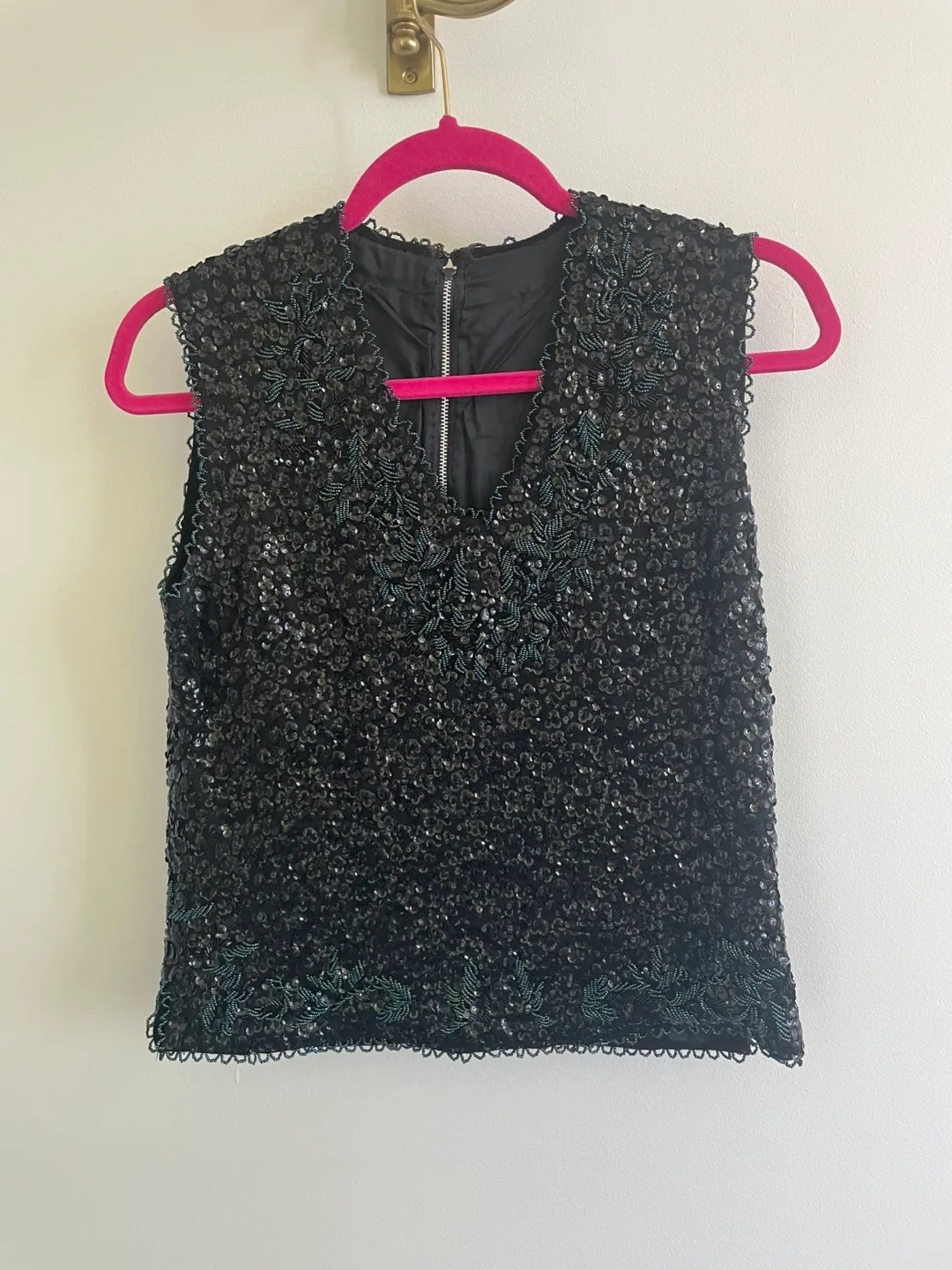 Vintage Beaded Sleeveless Top thumbnail