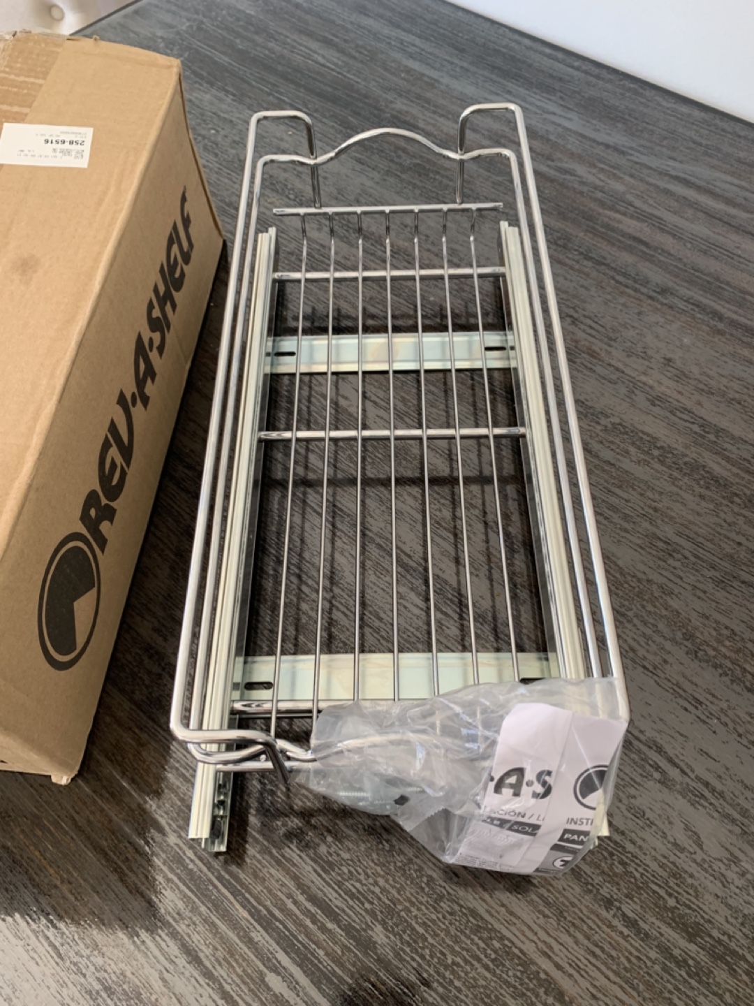 9" Single Tier Kitchen Cabinet Pullout Shelf Organizer
