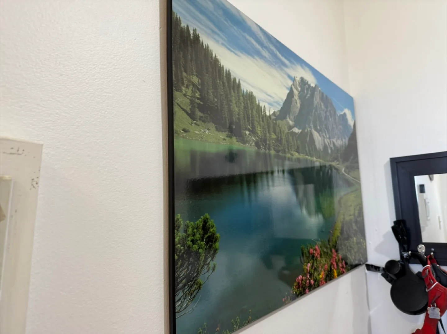 Large Mountain Lake Landscape Wall Art image indicator(2)