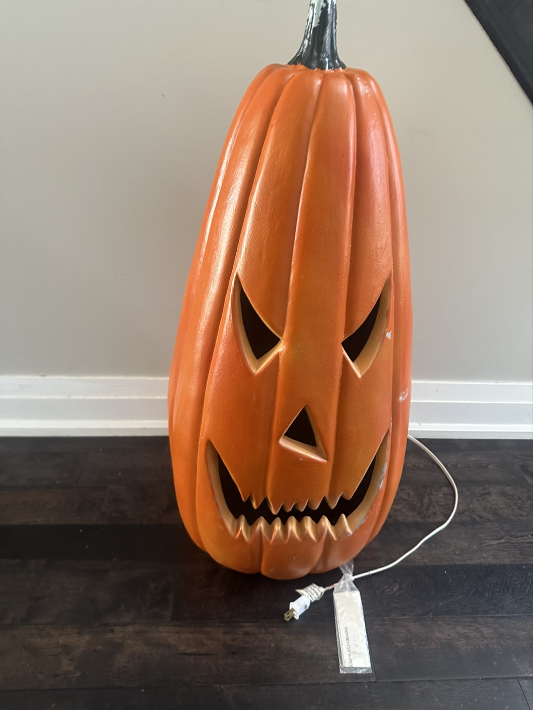 Large Lighted Halloween Pumpkin Decoration - photo 2