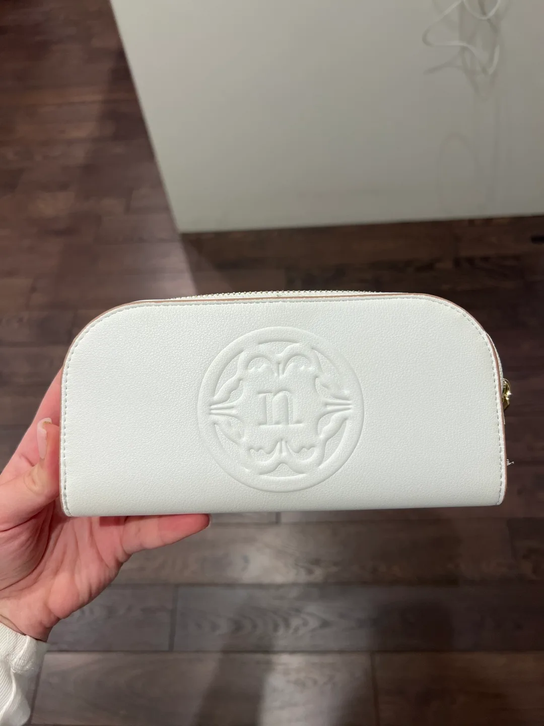 Nanette Lepore White Zip Around Wallet image indicator(2)