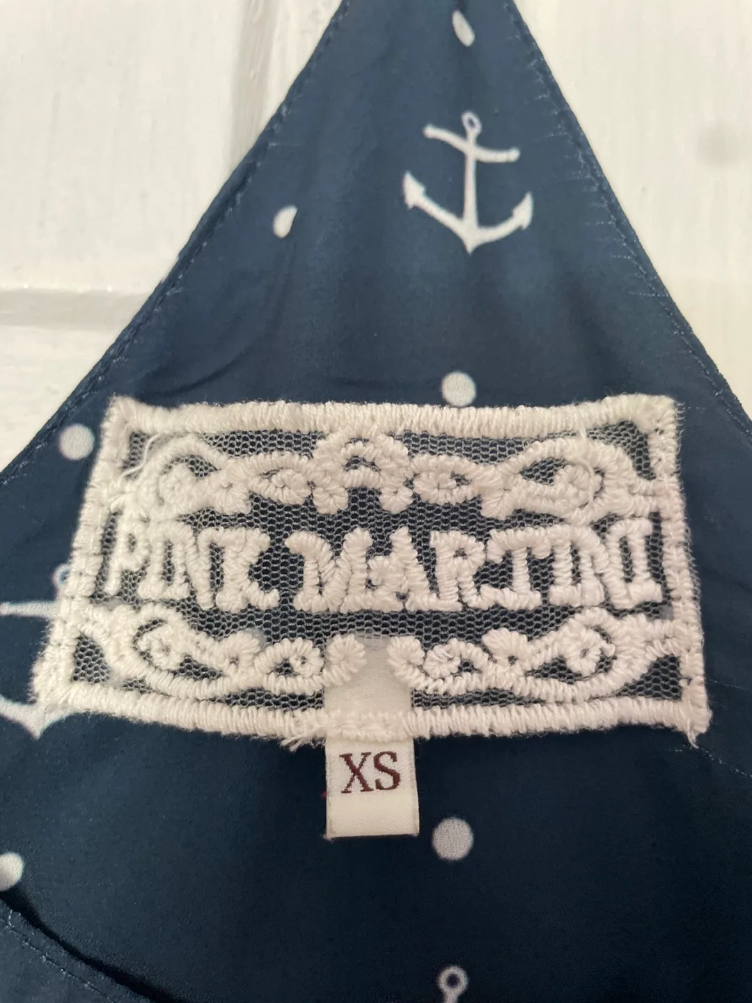 Pink Martini Anchor Print Cami, Size XS image indicator(3)