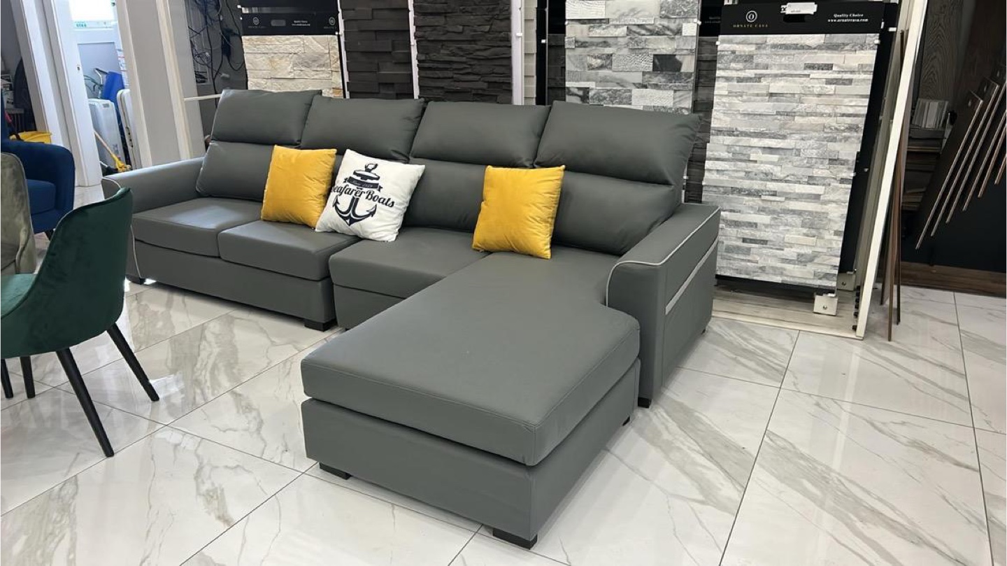 Grey Sectional Sofa - photo 2